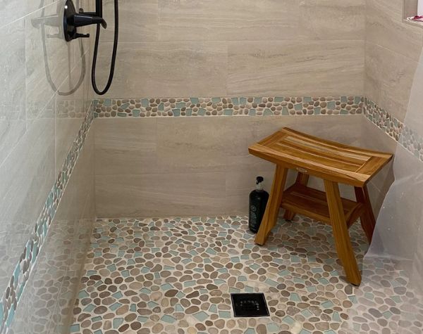 BATHROOM SPRING BROOK MIX FLAT SEA GLASS - HAVAIIANO