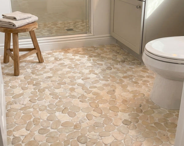 Bathroom | Tan, Flat, Pebble - Havai'iano