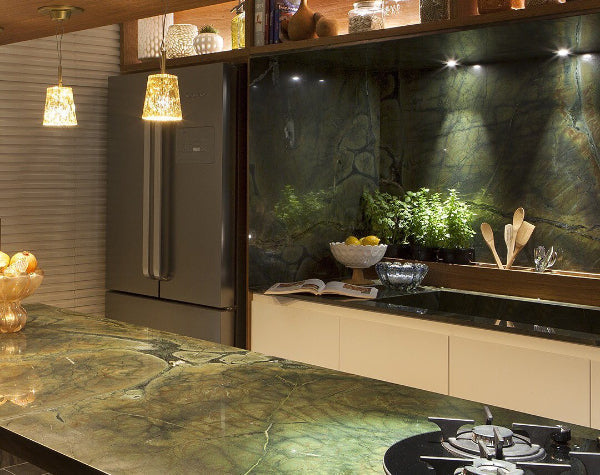 KITCHEN VITORIA REGIA QUARTZITE POLISHED 2 CM THICK - SLAB