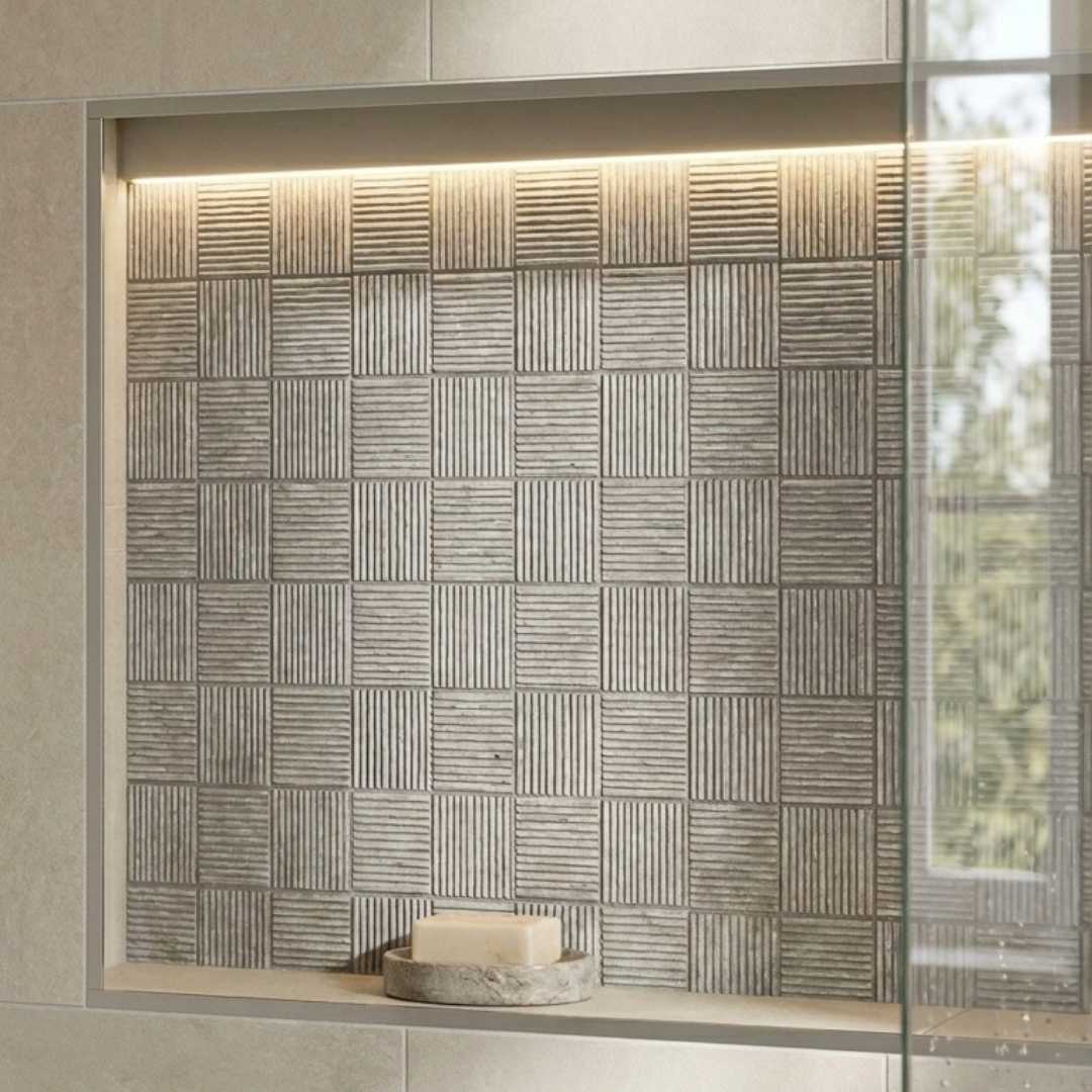 BIANCO GREY, CROSSROADS 12" x 12" - (1 SF/PC)