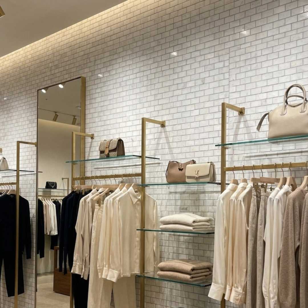 BIANCO WHITE, BRICK 2x4, Mosaic - Mediterranean