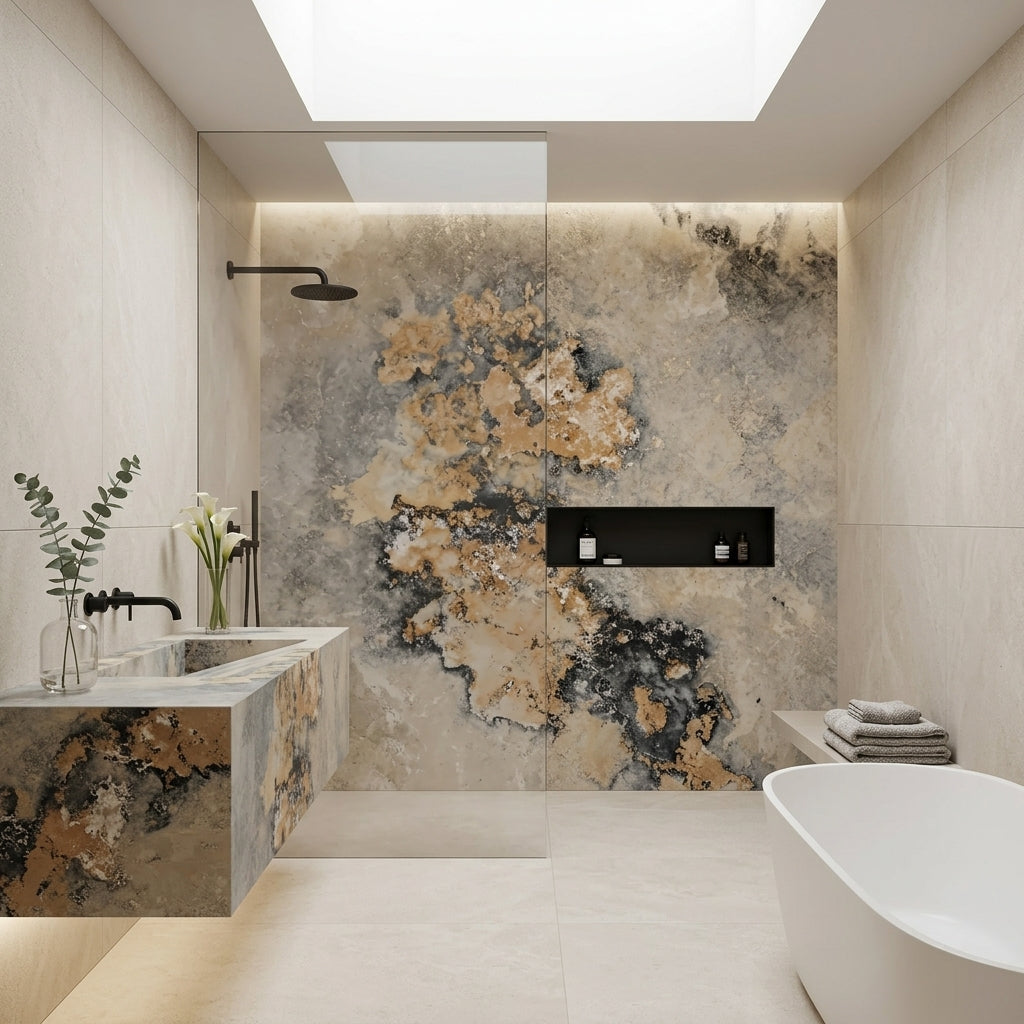 PANIOLO Travertine honed/filled 2cm thick - Slab