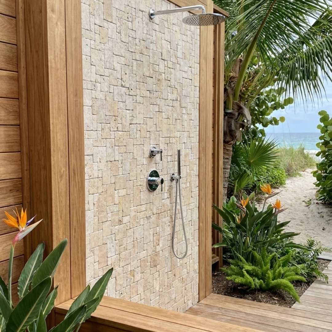 TRAVERTINE BEIGE, PATTERN 12" x 12" - (1 SF/PC)