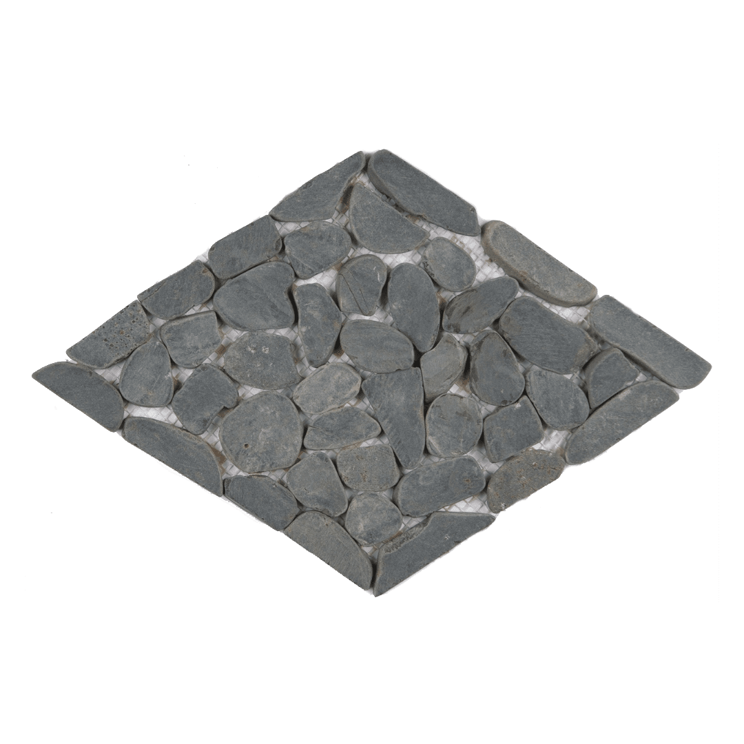Marble-Mosaic-BLACK Marble Chevron Mosaic- Stone Supplier - Rocks in Stock