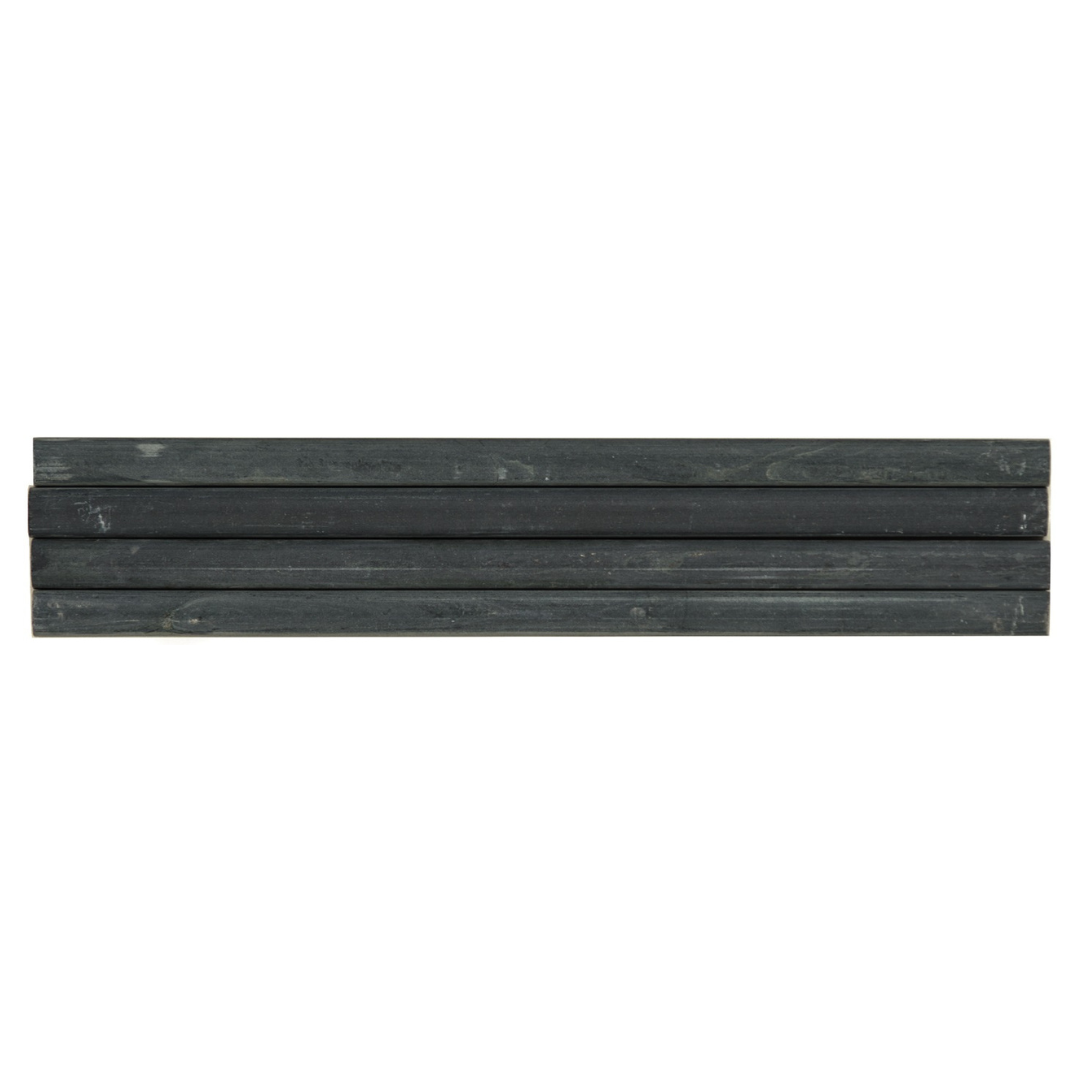 Quartzite-Slate-Profile-BLACK Quartzite-Slate Stone Pencil Borders Profile- Stone Supplier - Rocks in Stock
