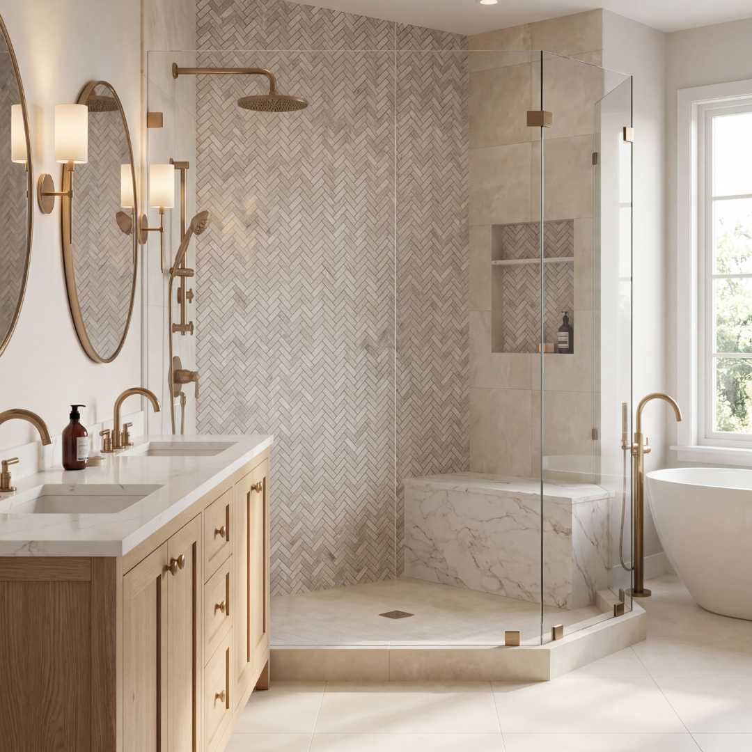 FANTASY COVE, HERRINGBONE 12.75" x 11.5" (1 SF/PC) - Havai'iano