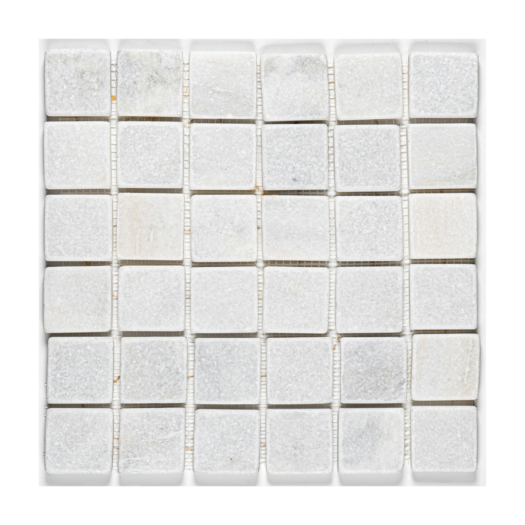 Glacier White Squares 2x2 Havaiiano - Rocks in Stock