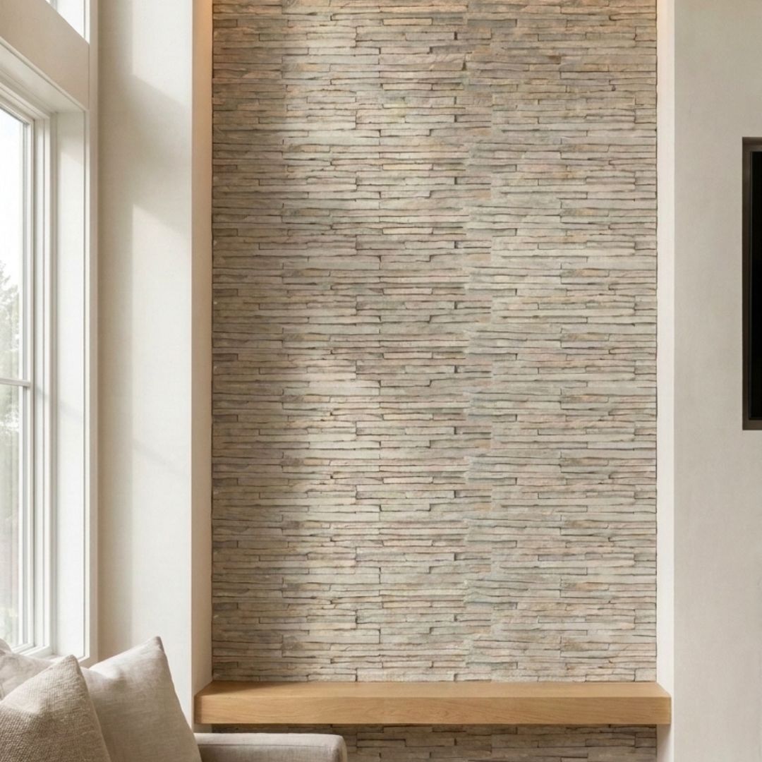 ICE GREY, RANDOM STACKED, Cladding - Havai'iano