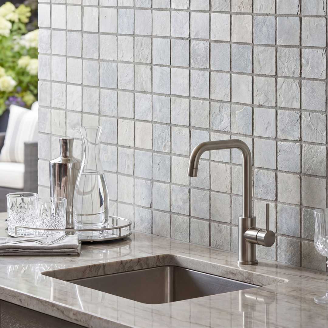 ICE GREY, SQUARES 2x2 - 12.75" x 11.5" (1 SF/PC) - Havai'iano