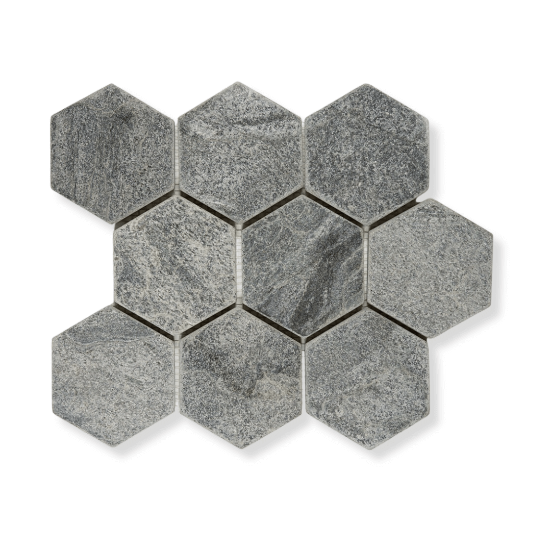 Silver Hexagon 4 Havaiiano - Rocks in Stock