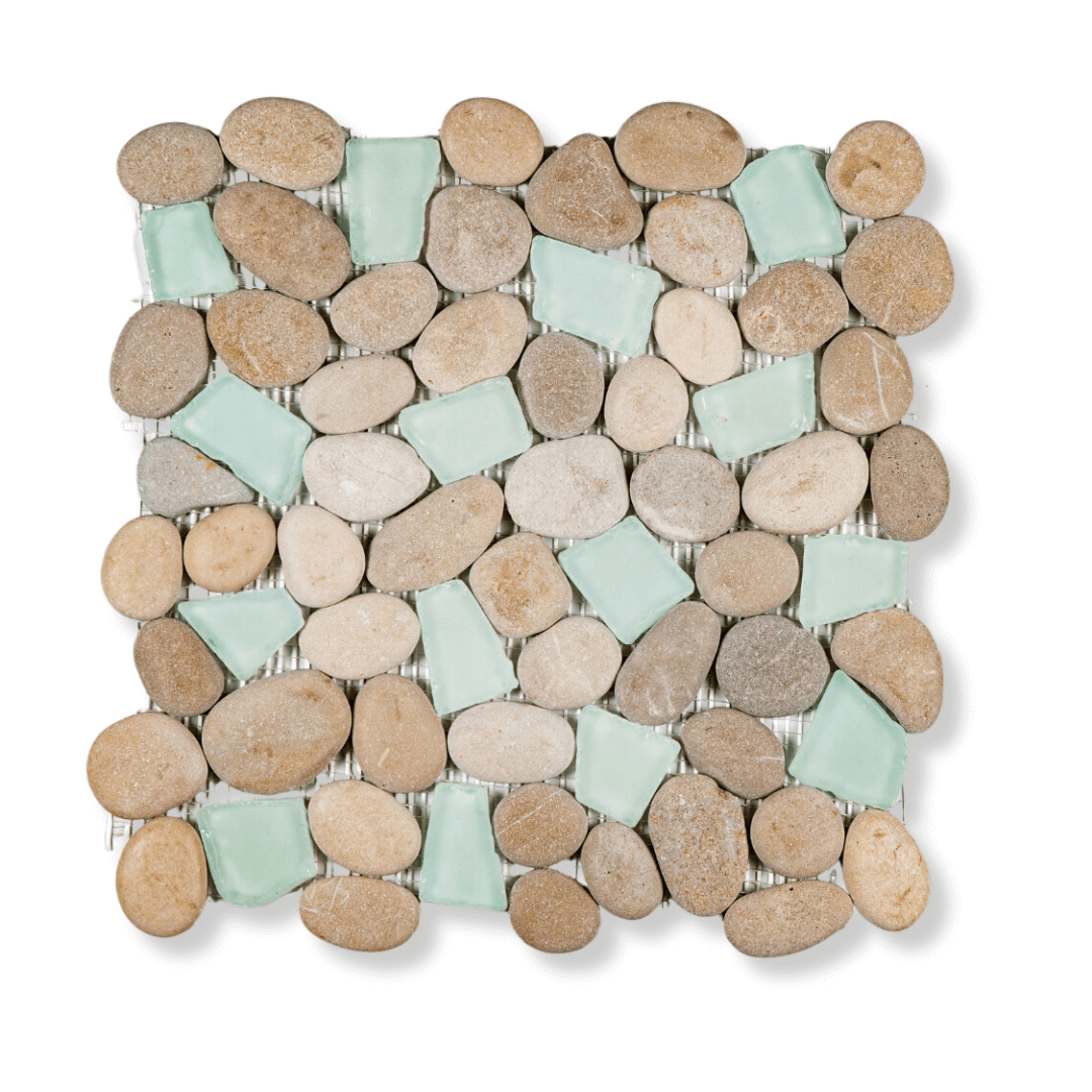 Spring Brook Mix Flat Sea Glass Havaiiano - Rocks in Stock