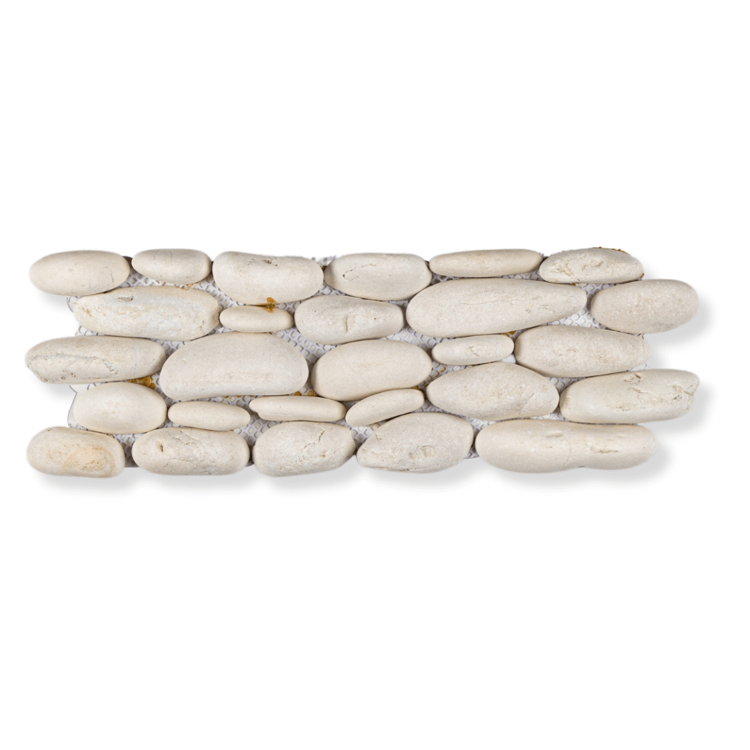 White Timor Standing Pebble Havaiiano - Rocks in Stock