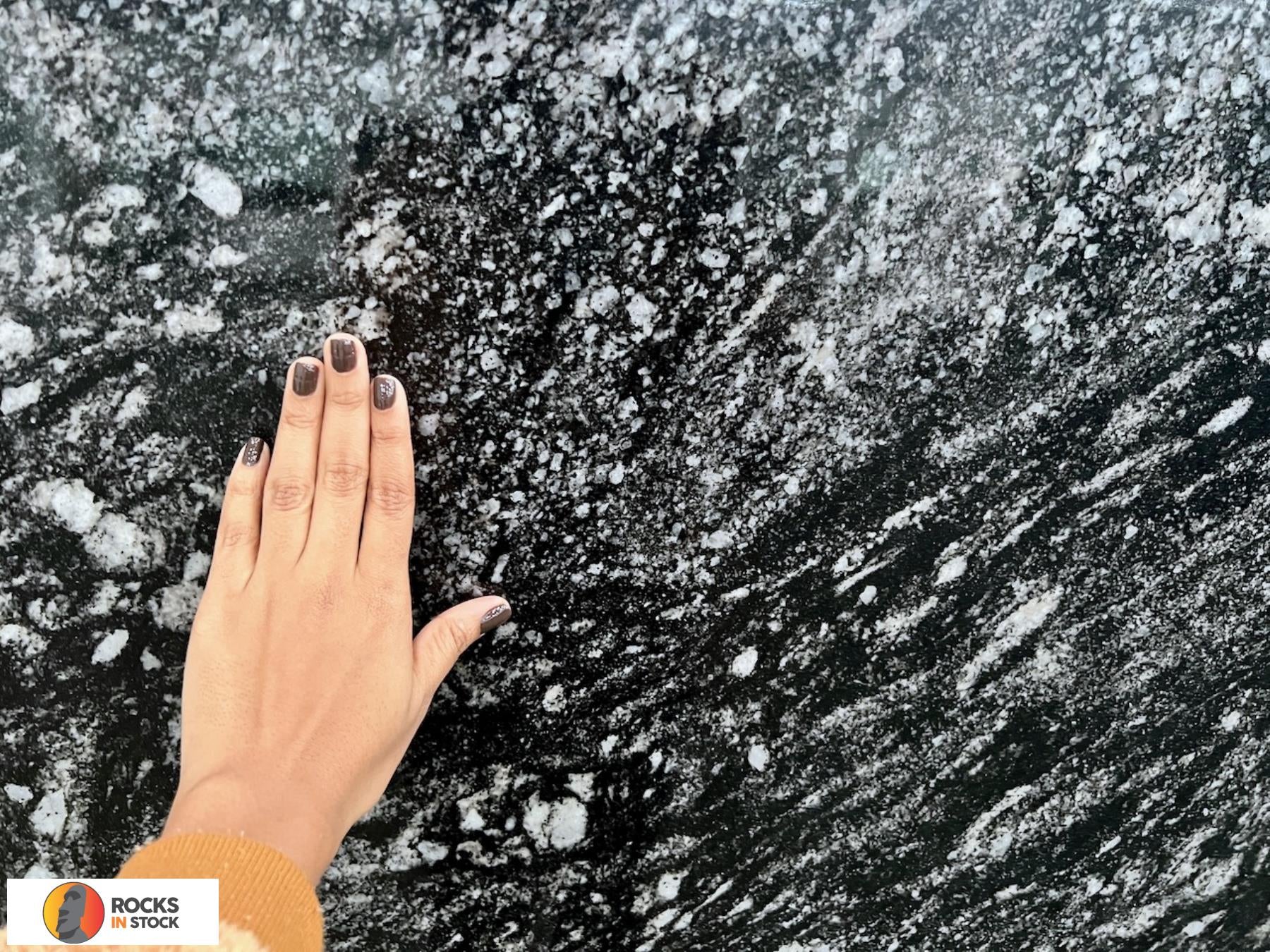 BLACK FOREST Granite polished/leather 3cm thick - Slab