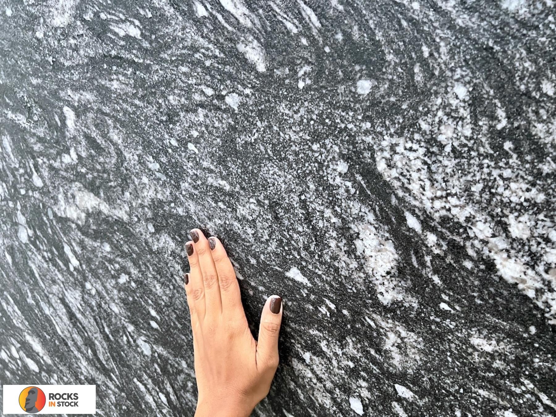 BLACK FOREST Granite polished/leather 3cm thick - Slab