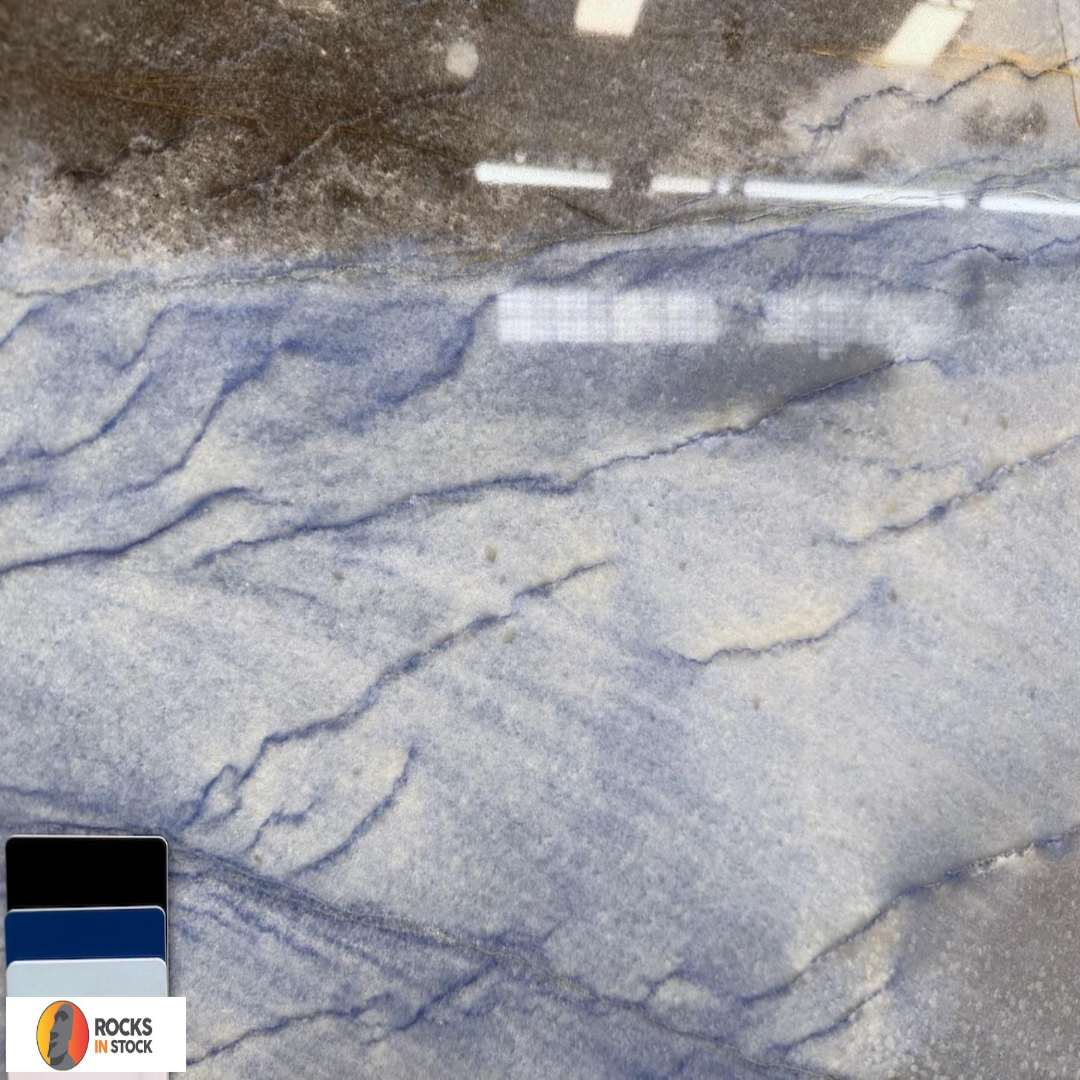 BLUE MACAUBAS Quartzite polished 3cm thick - Slab