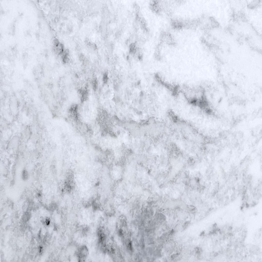 SUPREME WHITE Dolomite honed 3cm thick - Slab with milky white background and grey veins.