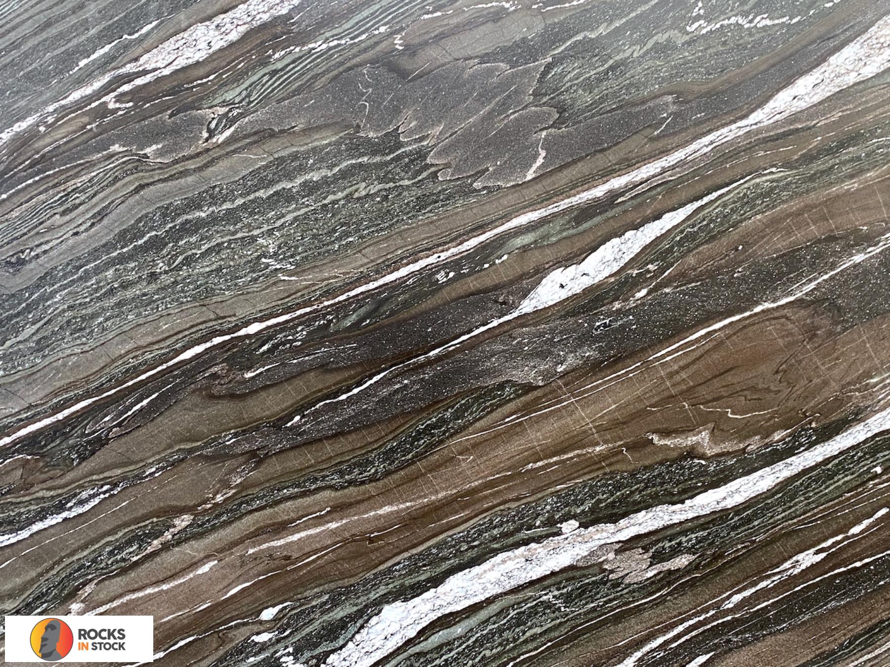 WINTER WOOD Granite leather 2cm thick - Slab