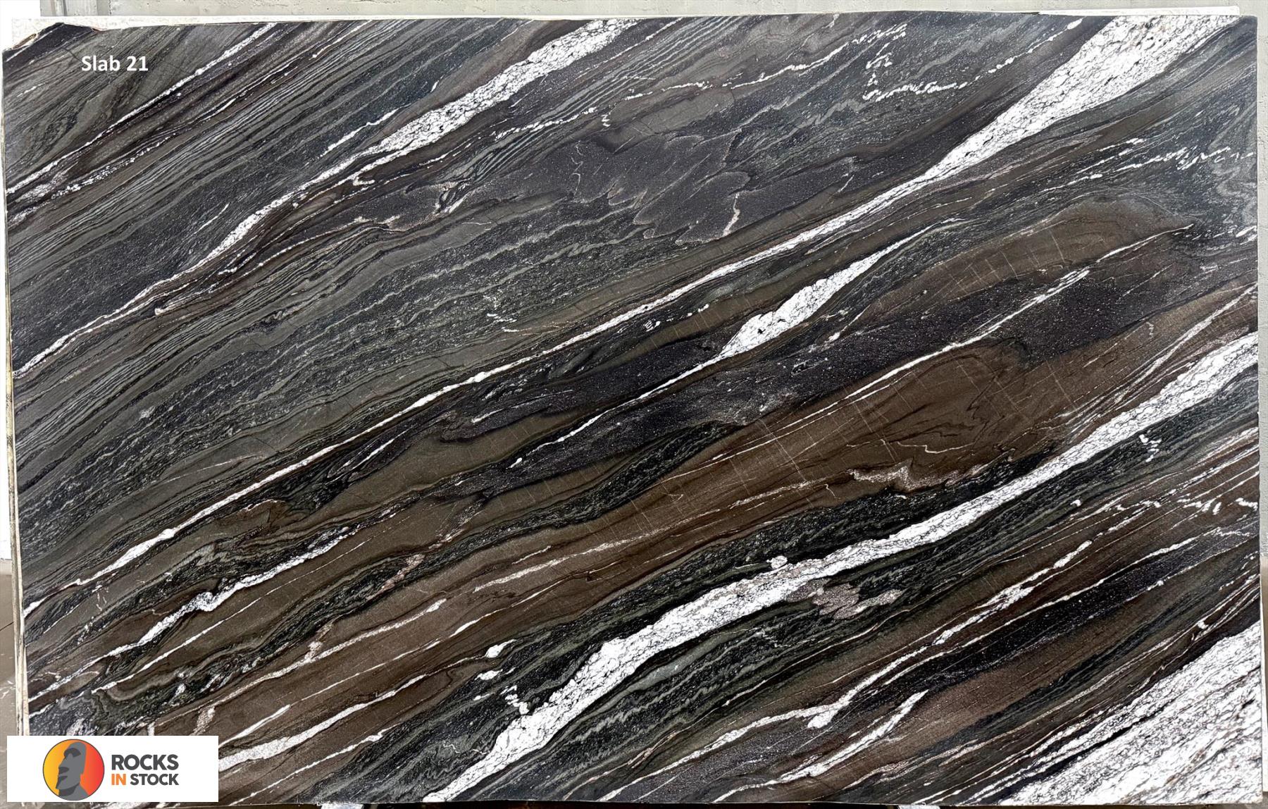 WINTER WOOD Granite leather 2cm thick - Slab