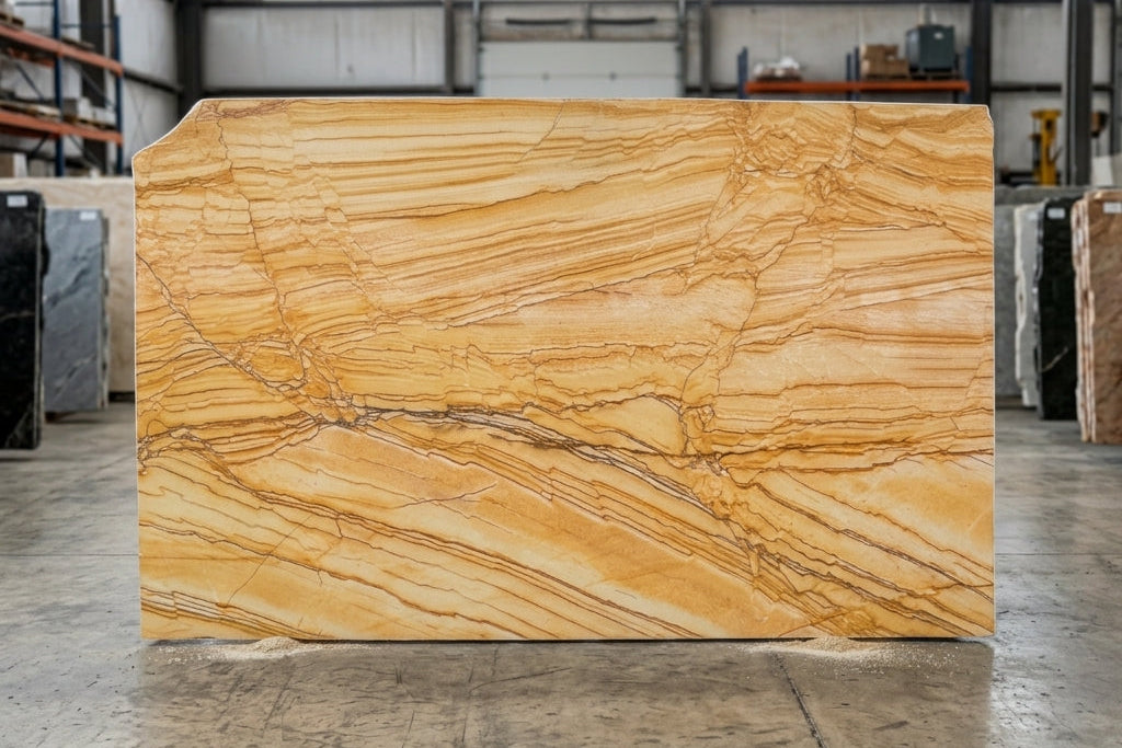 GOLDEN MACAUBAS Quartzite polished 2cm thick - Slab