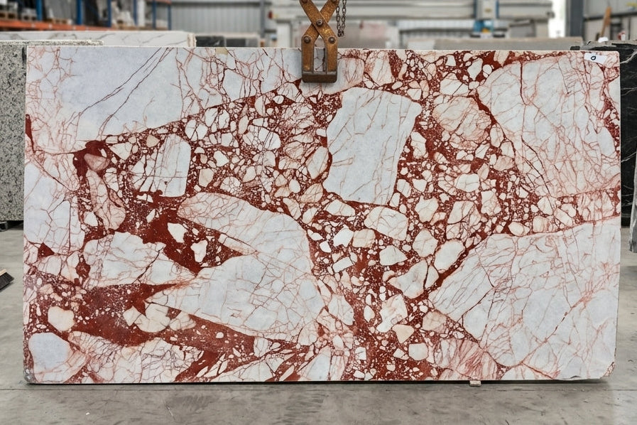 BRECCIA VIOLA Marble polished 2cm thick - Slab
