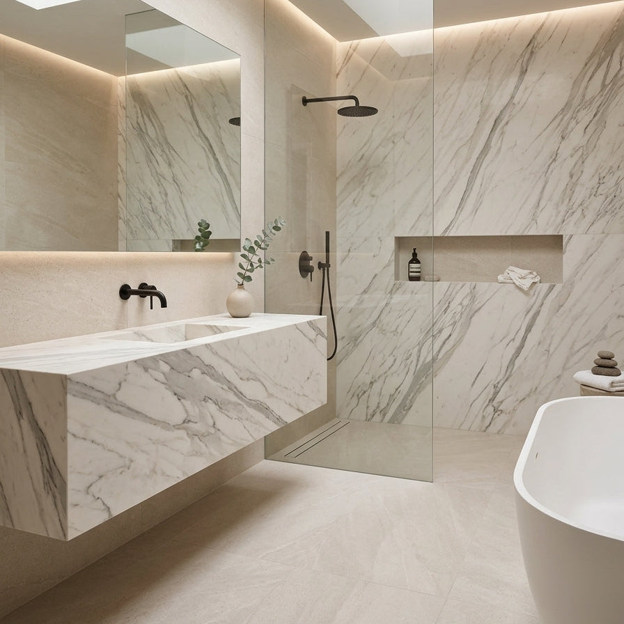 CALACATTA BETTOGLI EXTRA Marble polished 2cm thick - Slab