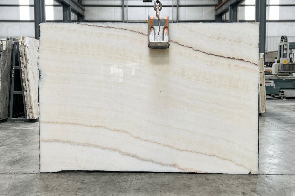 IVORY Onyx polished 2cm thick - Slab