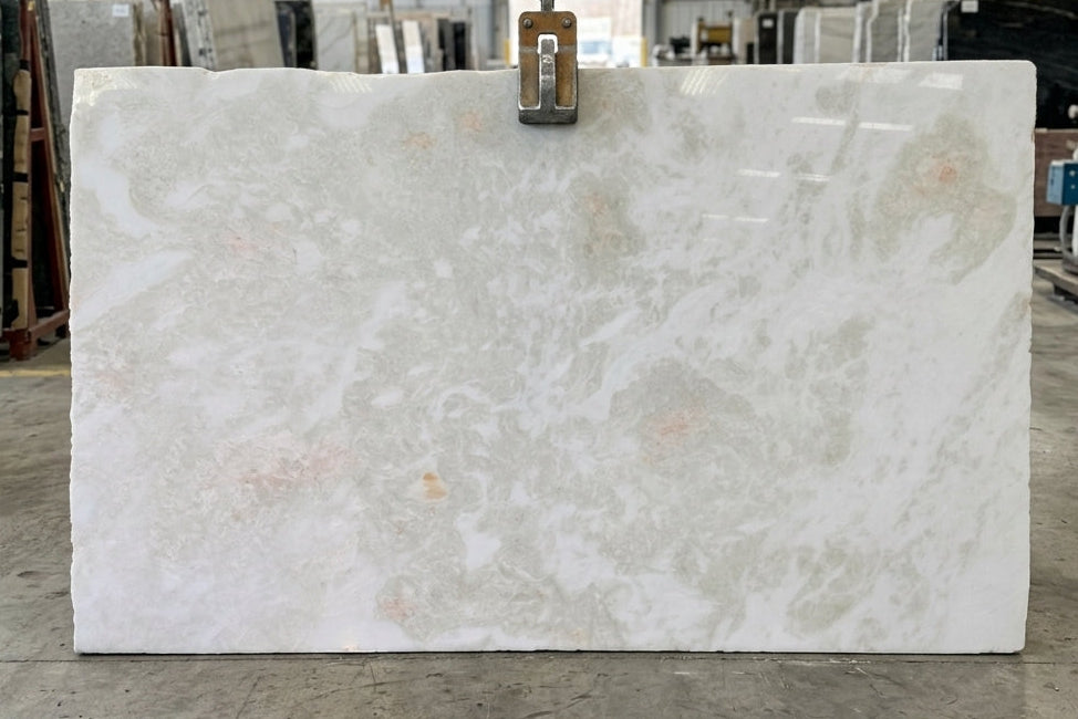 ONICE BIANCO JADE Onyx polished 1.5cm thick - Slab