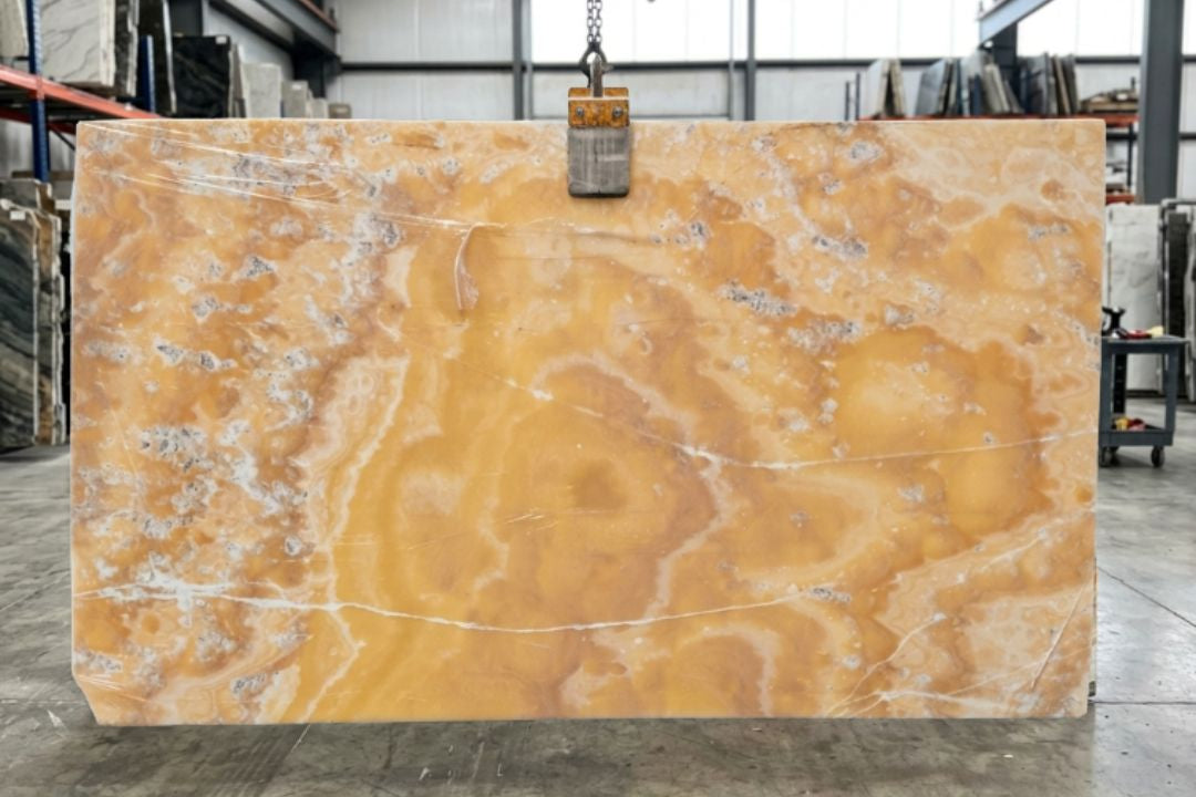 ORANGE Onyx polished 2cm thick - Slab