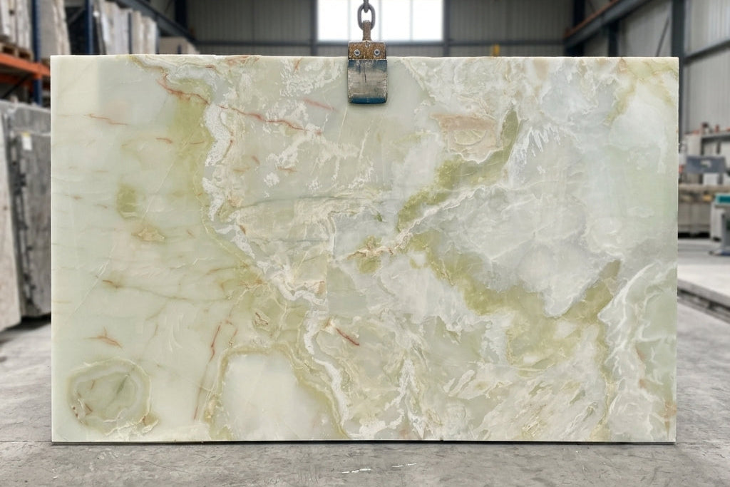 ORIGINAL GREEN Onyx polished 2cm thick - Slab