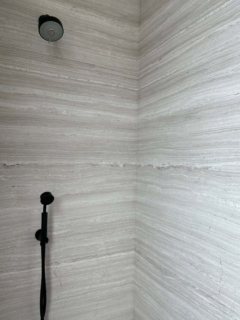 Teakwood Light Marble honed 2cm thick slab - Rocks in Stock