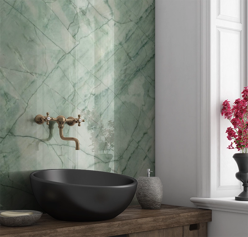 Verona Green quartzite polished 2 cm thick - Slab Series