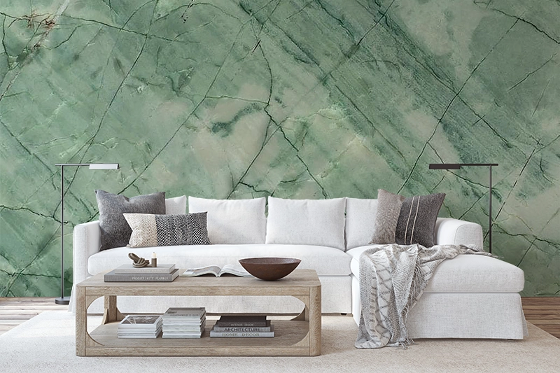 Verona Green quartzite polished 2 cm thick - Slab Series