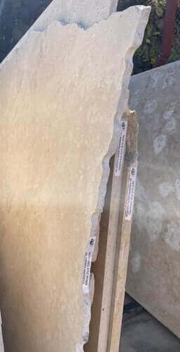 Laguna Travertine honed filled 2cm thick slab - Rokcs in Stock