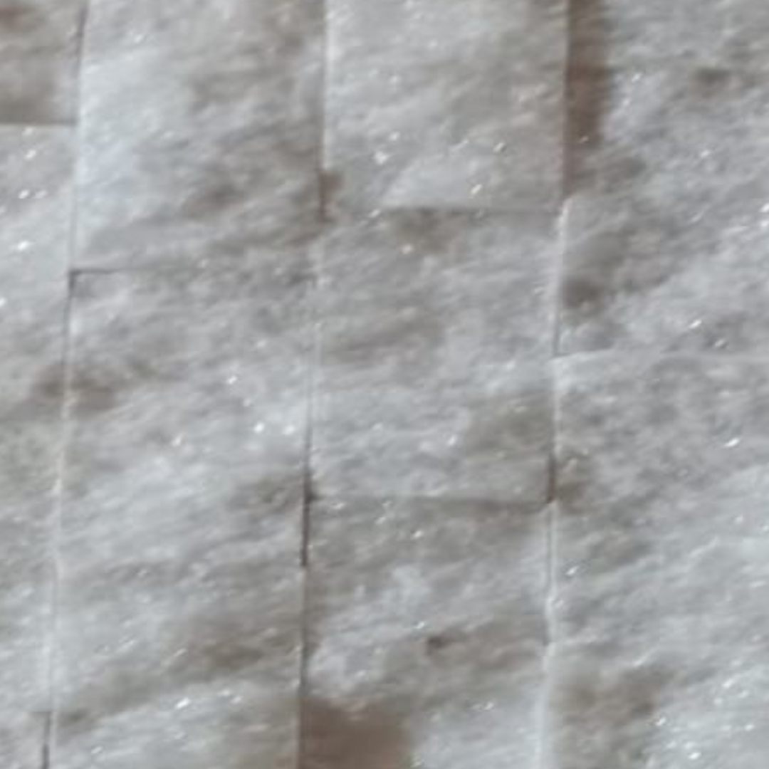 BIANCO WHITE, STACKED SPLITFACE 6" x 24" - (1 SF/PC) - Havai'iano