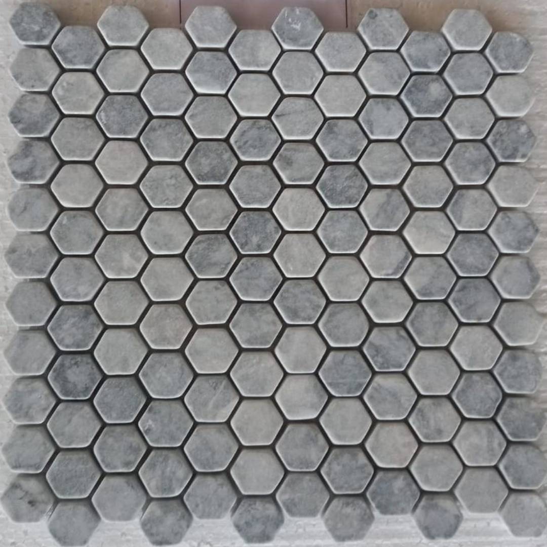 BLUE, HEXAGON MINI 1X1 - 12" x 12" - (1 SF/PC) - Havai'iano