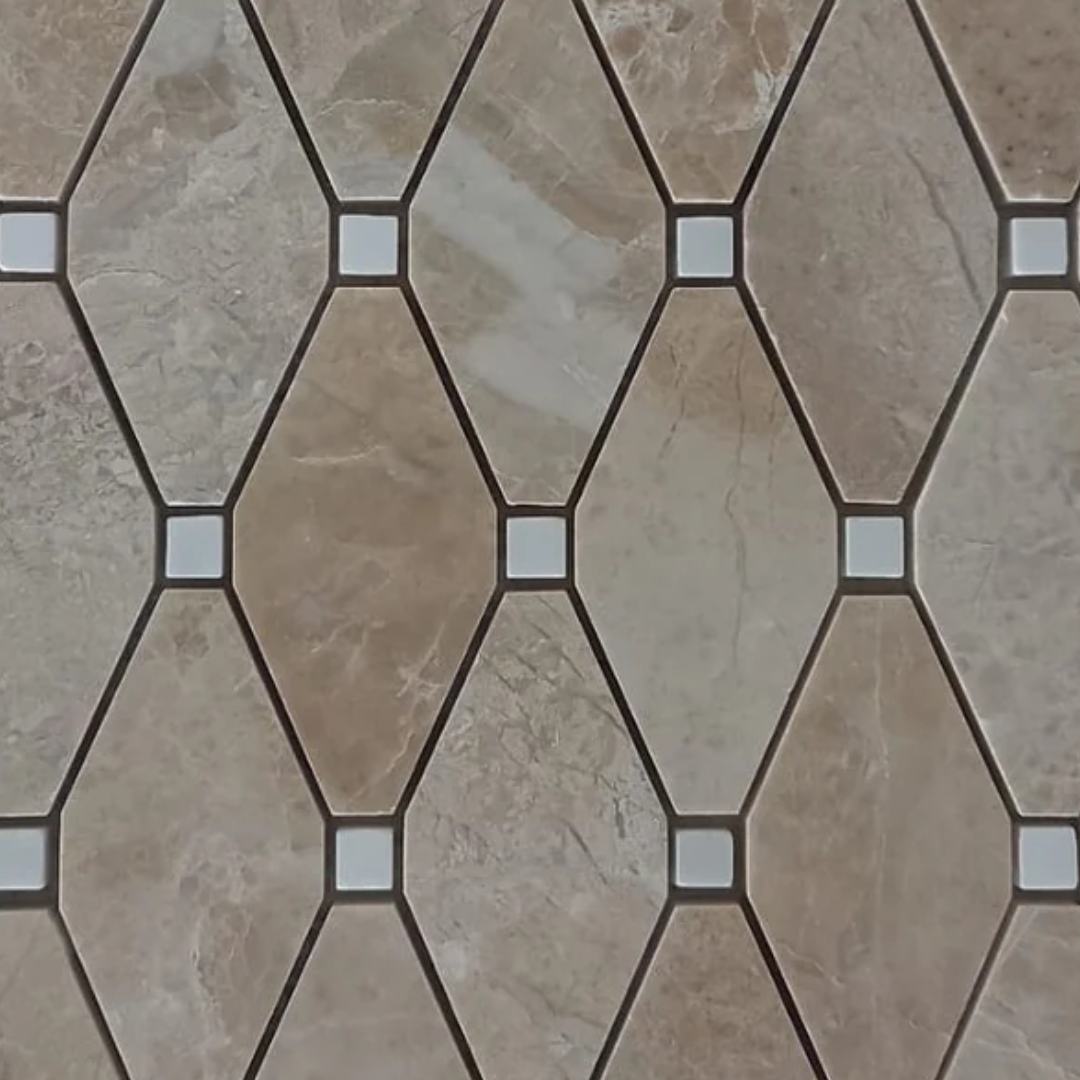 DIAMOND & OCTAGON, BRAID 12" x 12" - (1 SF/PC) - Havai'iano