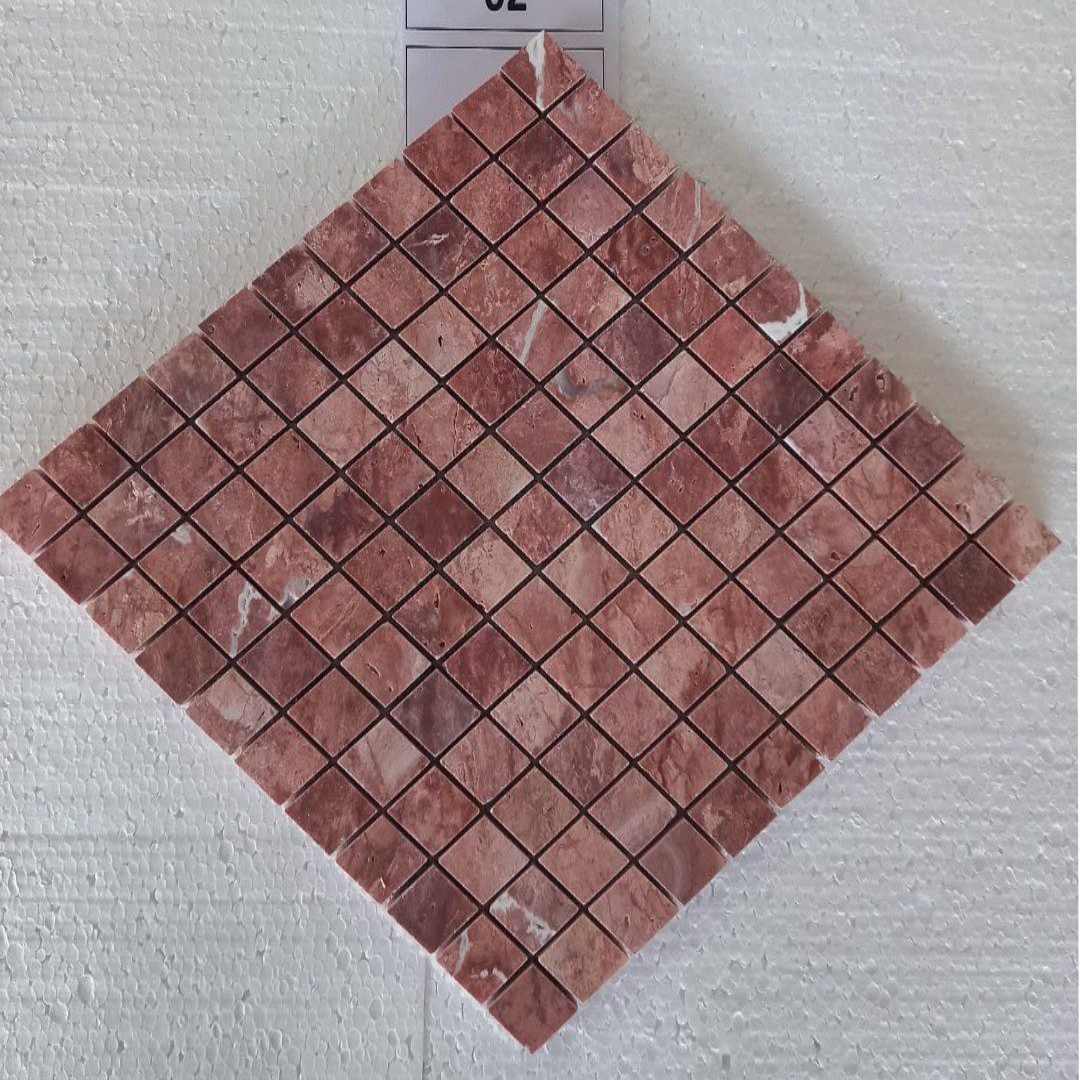 RED TRAVERTINE, LOSANGO 2" x 12" - (1 SF/PC) - Havai'iano