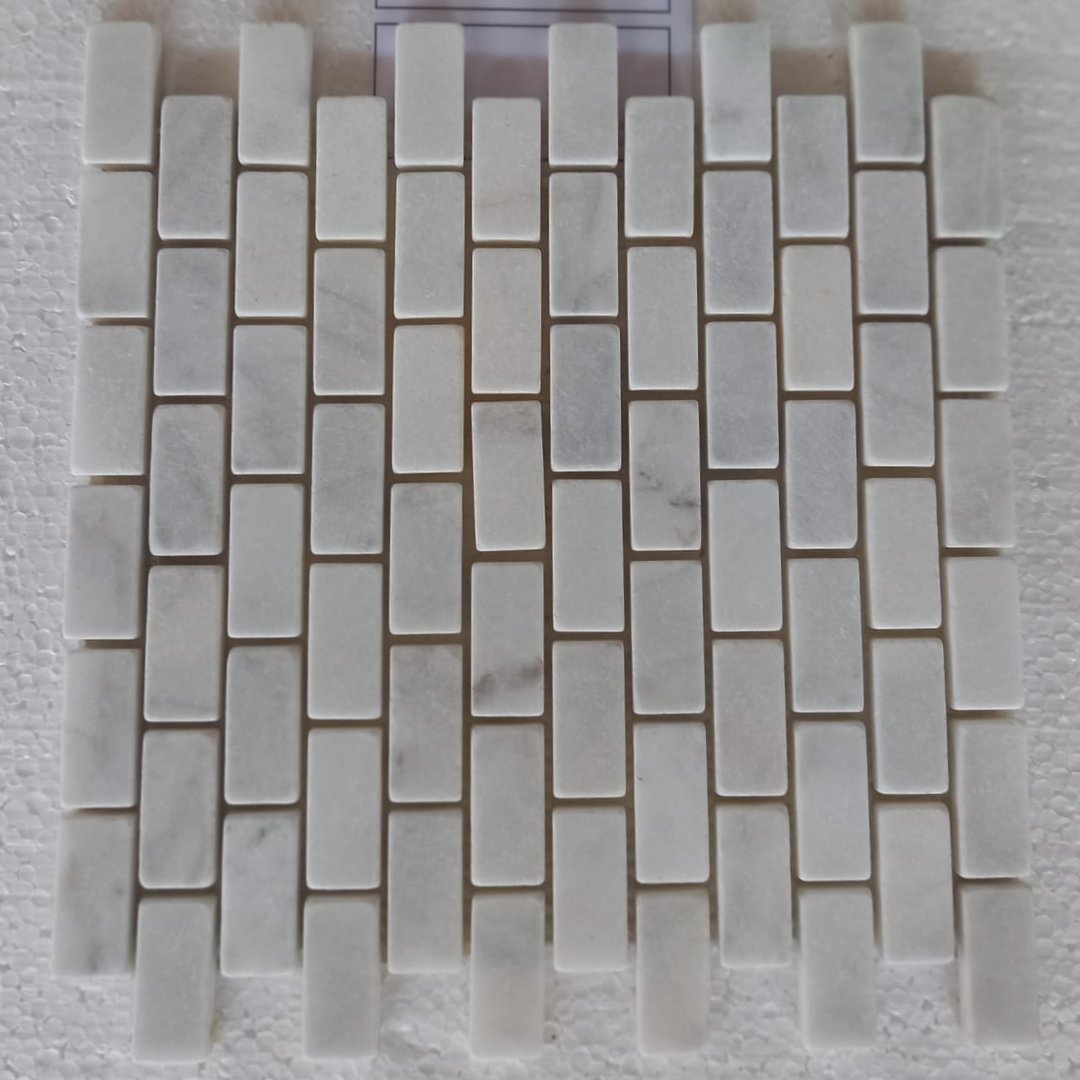 BIANCO WHITE, BRICK MINI 1X2 - Havai'iano