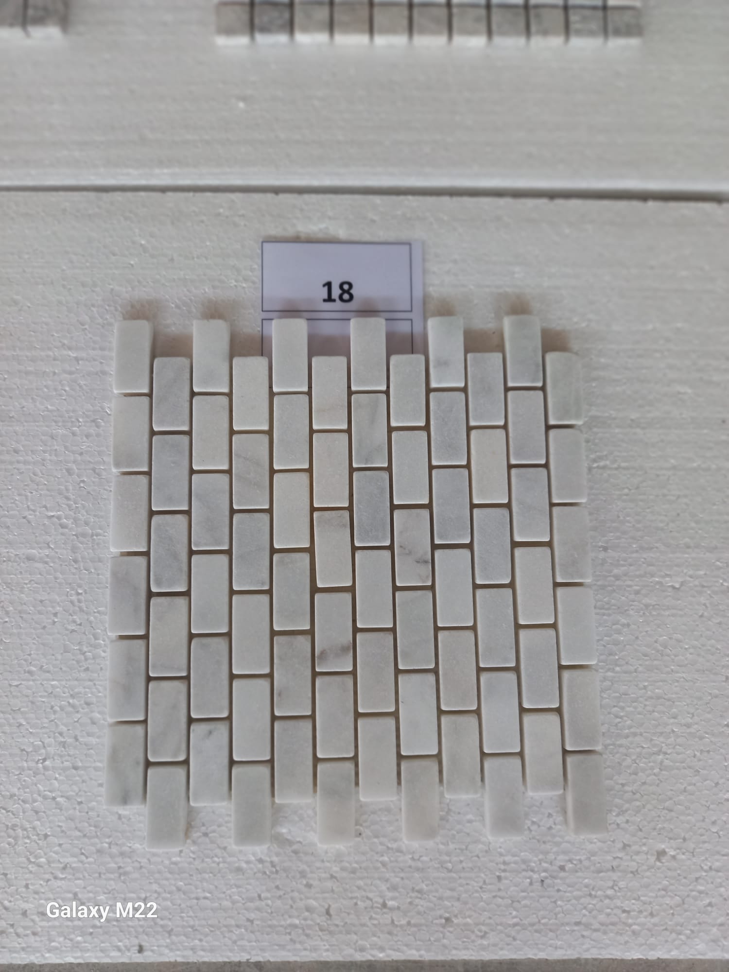 BIANCO WHITE, BRICK MINI 1X2 - Havai'iano