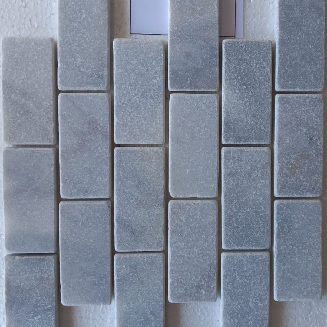 BIANCO GREY, BRICK 2X4 - 12" x 12" - (1 SF/PC) - Havai'iano