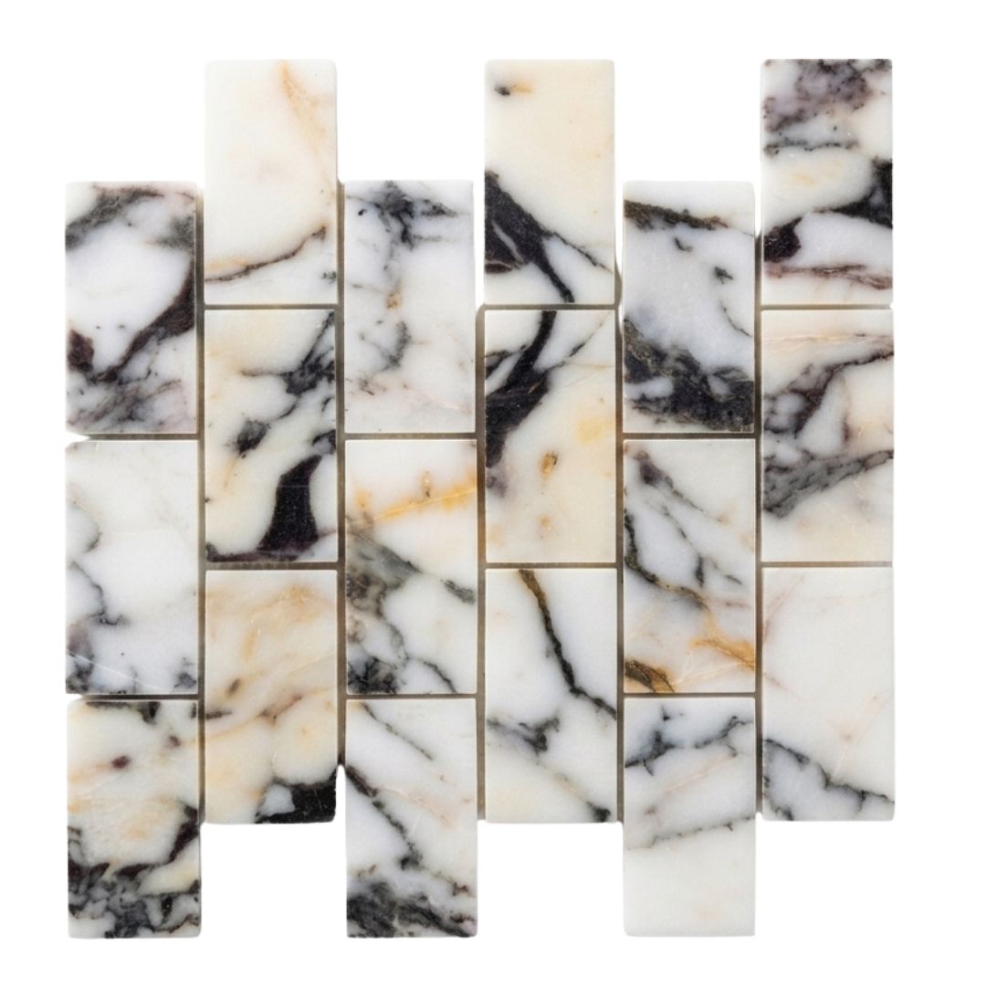 TIGER BLACK, BRICK 4x2, Mosaic - Mediterranean
