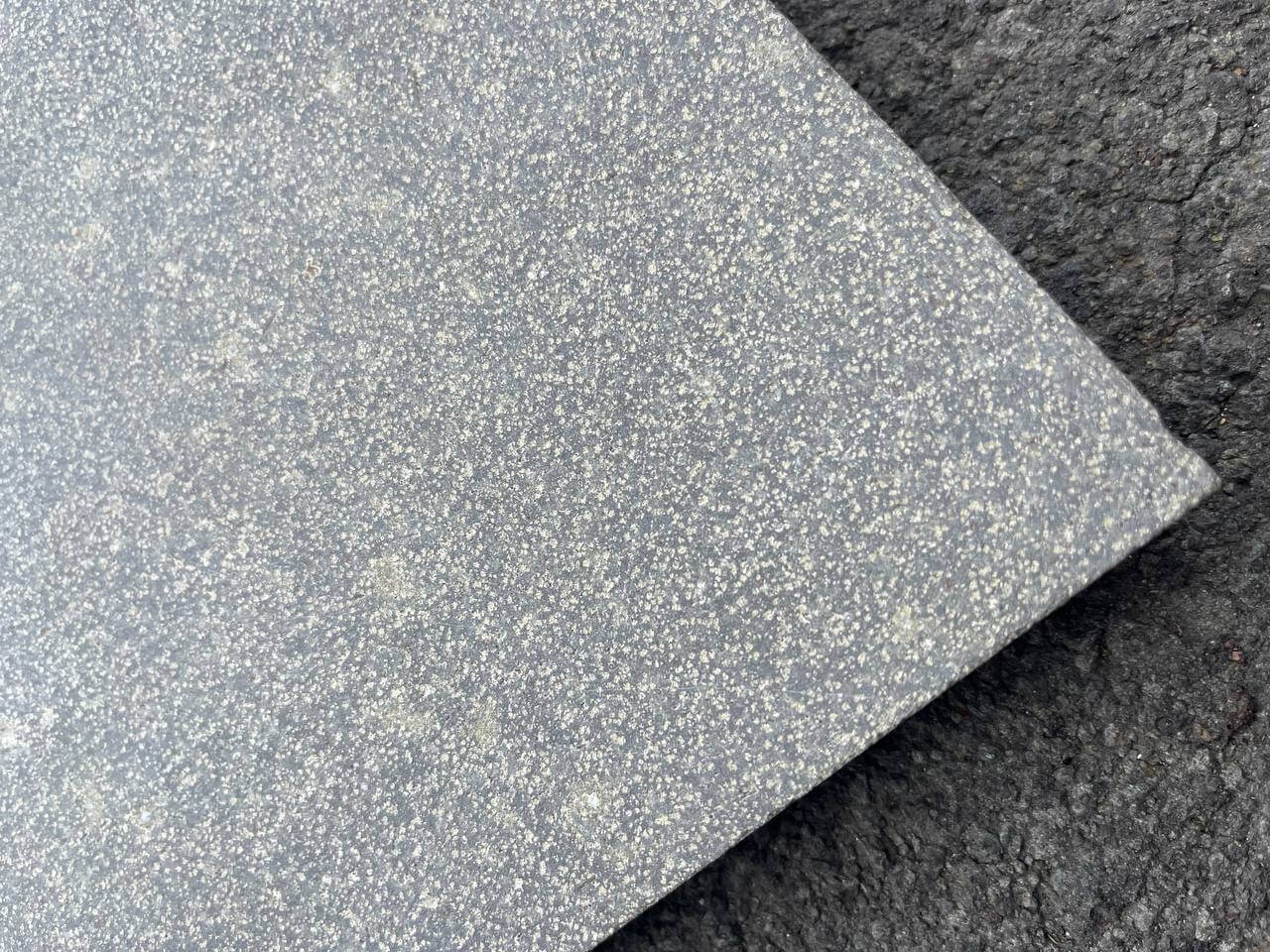 Camomila Straight Edge Basalt brushed 48x24 tile - Rocks in Stock