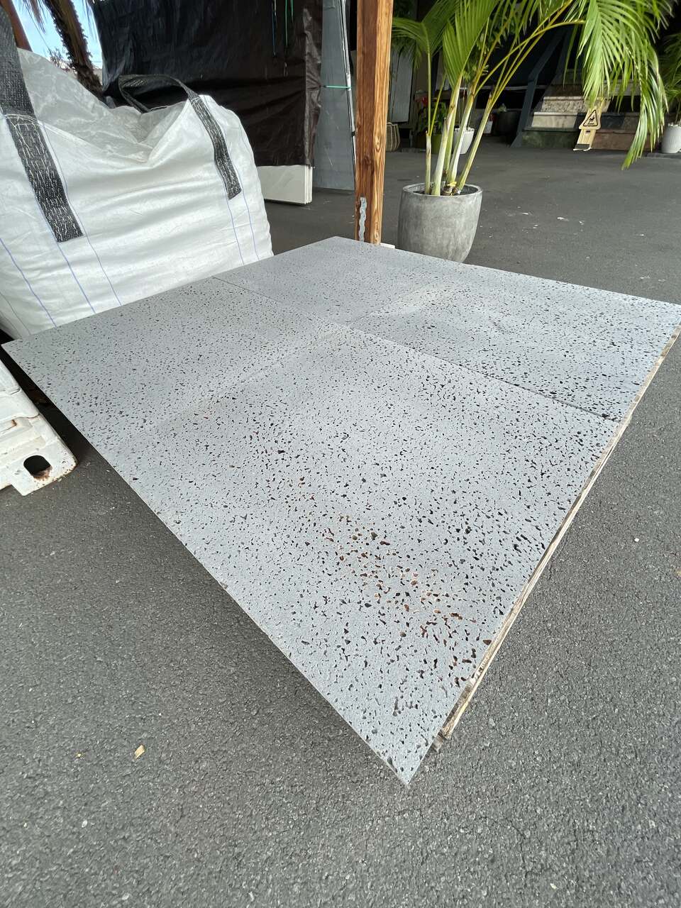 PUKA LAVA GREY - STRAIGHT EDGE, Basalt brushed - 24" x 24" Tile - Rocks in Stock