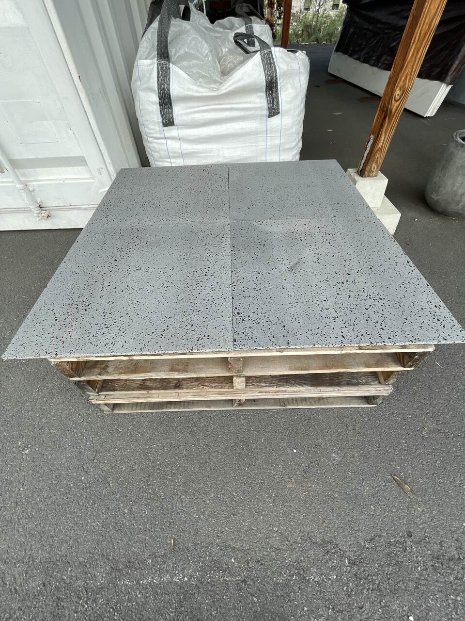 PUKA LAVA GREY - STRAIGHT EDGE, Basalt brushed - 24" x 24" Tile - Rocks in Stock