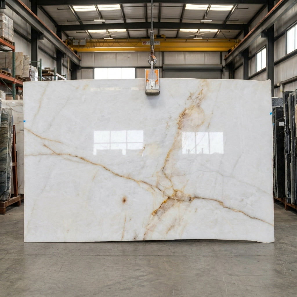 CRISTALLO CLASSIC Quartzite polished 2cm thick - Slab