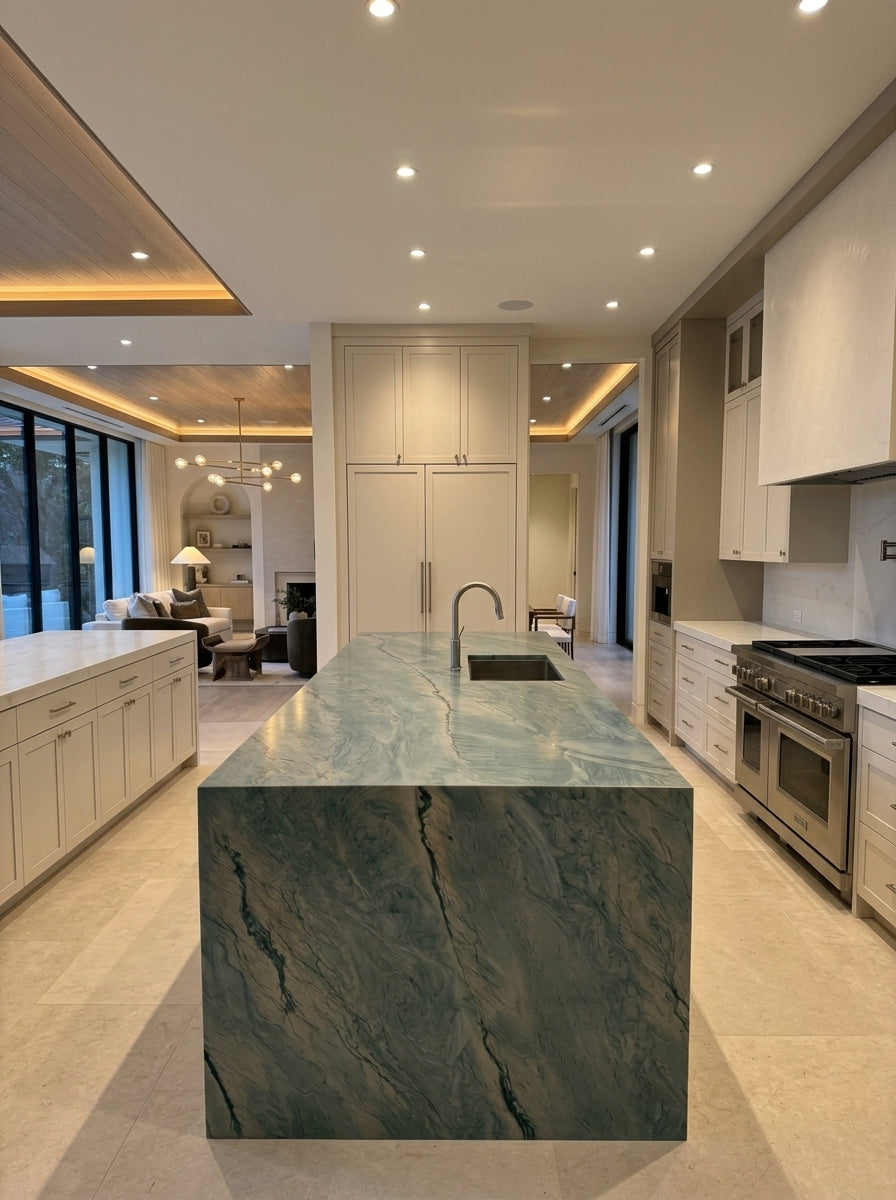 ELEGANT GRAY Quartzite polished 2cm thick - Slab