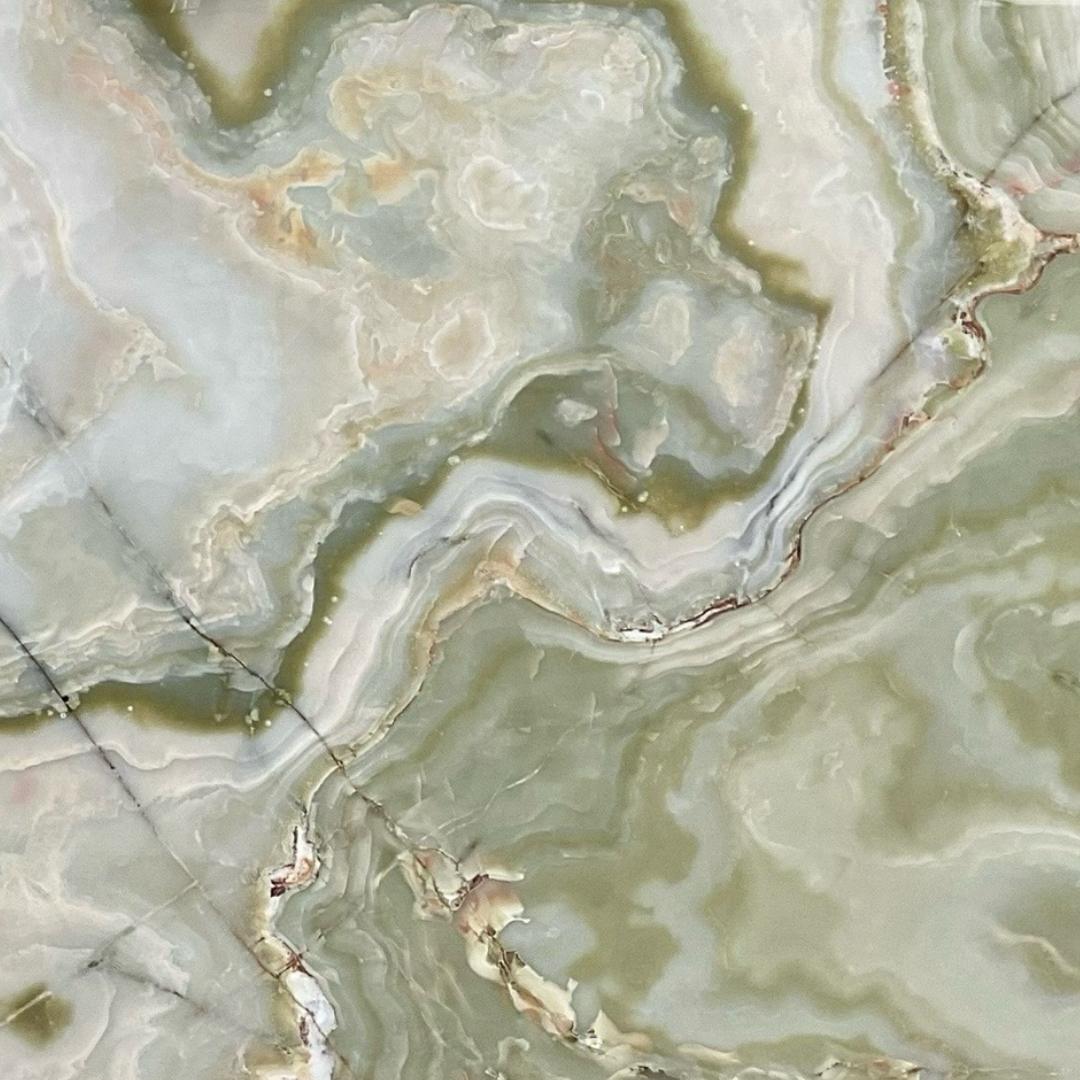 GREEN Onyx polished 2cm thick - Slab