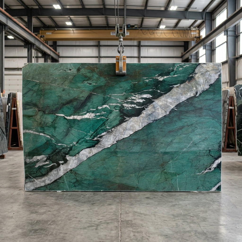 GREEN STAR Quartzite polished 2cm thick - Slab