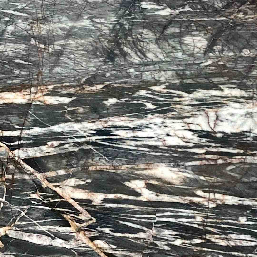 MIDNIGHT CRYSTAL Quartzite polished 2cm thick - Slab