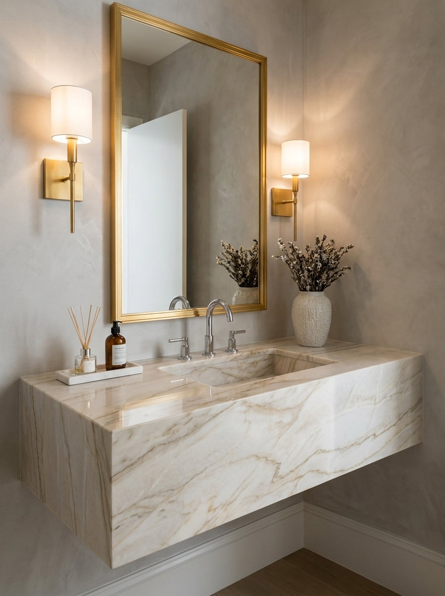 MONT BLANC Quartzite polished 2cm thick - Slab